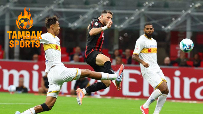 Milan vs Lecce: Hadapi 10 Pemain, Rossoneri Menang 3-0