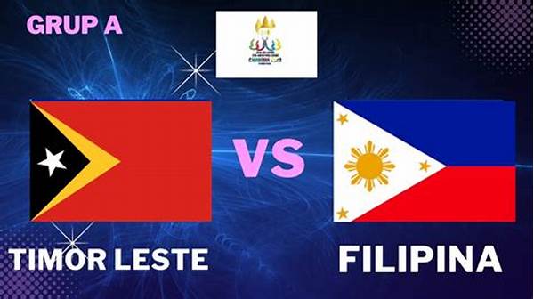 Timor Leste Vs Filipina