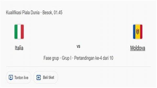 Moldova Vs Italia Prediksi Skor Dan Bursa Taruhan Kualifikasi Piala Dunia Terbaru